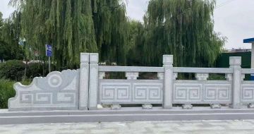 玉林 芝麻灰桥栏杆、河道栏杆安装效果
