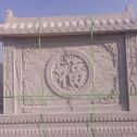 玉林 芝麻白花岗岩屏风，照壁，影壁