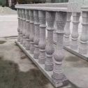 玉林 芝麻白圆形光面花瓶柱，栏杆