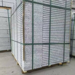 玉林 芙蓉白3公分厚磨圆边、拉槽，楼梯踏步