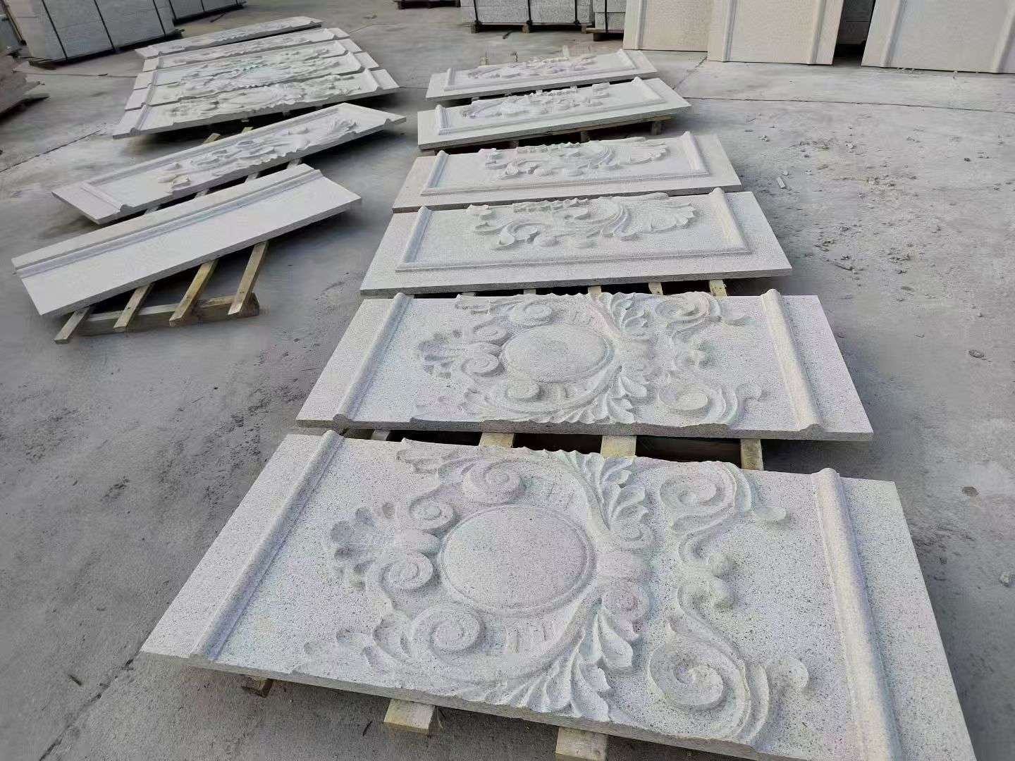 玉林 芝麻白干挂雕花板
