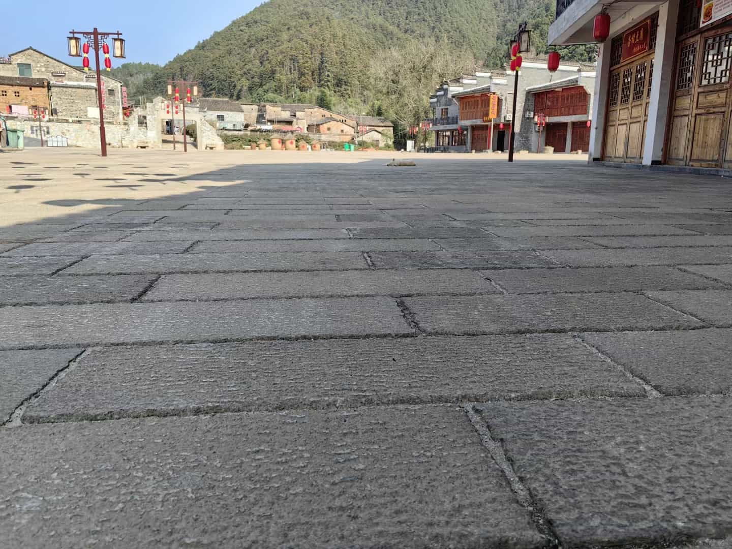 玉林仿古石铺装效果