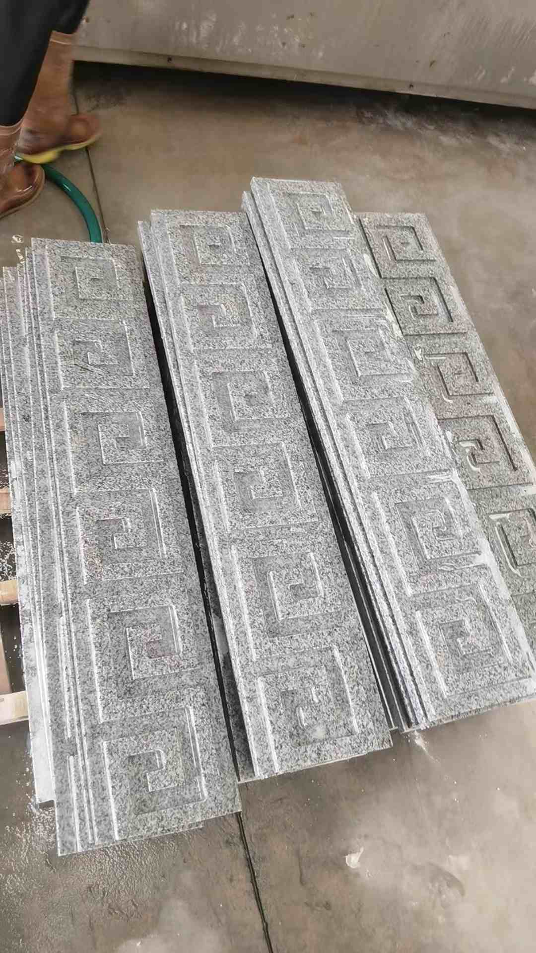 玉林 别墅回纹线条，雕刻