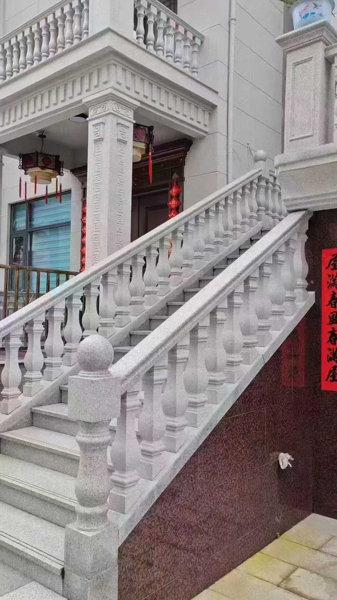 玉林 天然石材 阳台庭院护栏、栏杆